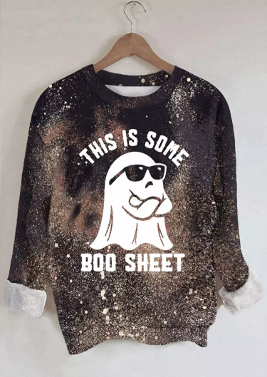 Halloween This Is Some Boo Sheet Ghost Sweatshirt