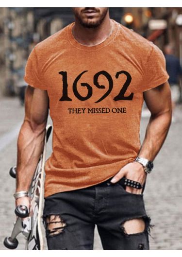 Men's 1692 They Missed One Salem Witch Print T-Shirt