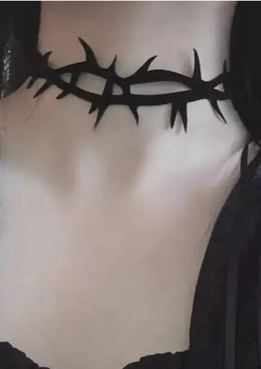 Halloween Dark Thorns Choker Necklace