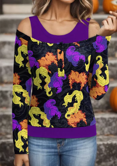 Halloween Run Fast Bleached Tee: Creepy and stylish t-shirt featuring an eerie Halloween theme.